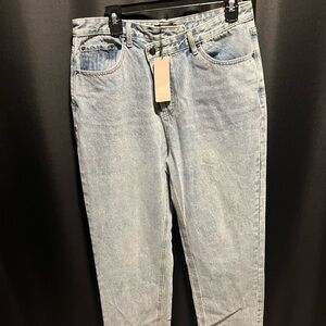 Light Blue Straight Leg Women's Jeans